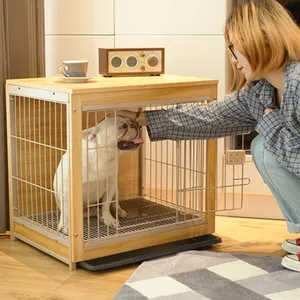 新着木製犬ケージ犬用クレート犬小屋犬用クレート家具