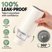 Nouvelle bouteille isotherme pour café froid en acier inoxydable 316 avec infuseur à thé transparent en Tritan, 350/450 ml, tasse portable pour le sport et les voyages en extérieur