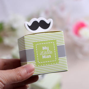 <span class=keywords><strong>My</strong></span> <span class=keywords><strong>little</strong></span> Man Moustache Wedding Candy <span class=keywords><strong>Box</strong></span> Boîte cadeau d'anniversaire pour bébé Baby Shower Baby Day Party - Product Image 5