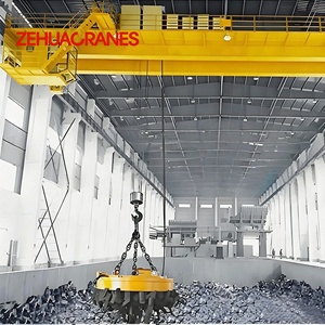 Grúa Puente Electromagnética de Doble Viga 50T con Elevación Magnética, Grúa EOT con Certificación CE <span class=keywords><strong>ISO</strong></span> para Manipulación de Chatarra de Acero y Placas de Acero en Talleres - Product Image 2
