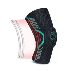 Genouillères élastiques en nylon pour le sport et le fitness - Manchons de compression souples pour soulager les douleurs articulaires, l'arthrite et soutenir les coudes - Product Image 6