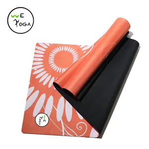 Fábrica dropshipping gamuza de alta calidad microfibra goma reversible ecofriendly yoga mat