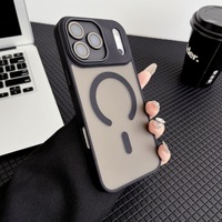 Coque de protection magnétique mate minimaliste antichoc pour iPhone 17 Pro Max, iPhone 17, iPhone 16