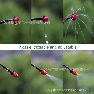 Kit de riego por goteo, tubo de 50 pies y 4/7 mm con 30 boquillas para jardín, balcón, macetas, fácil instalación - Product Image 5