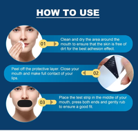 Bande adhésive buccale anti-ronflement personnalisée en gros, hypoallergénique, sans latex, à colle forte pour un meilleur sommeil