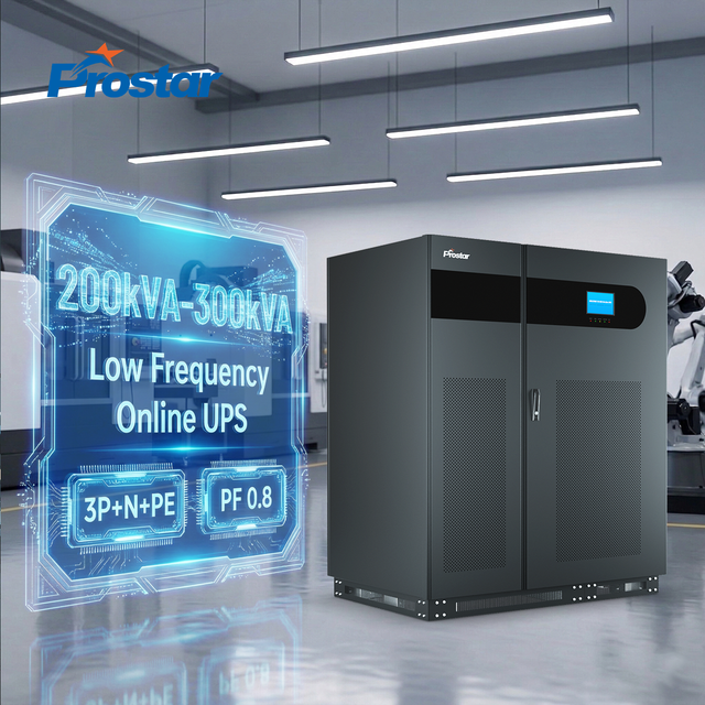 UPS Power Supply 200KVA Online UPS 360VAC 380VAC 400VAC 415VAC Big Power Supply Industrial Backup Low Frequency Zero Transfer