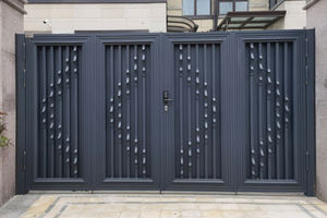 Puerta de aluminio automática para <span class=keywords><strong>casa</strong></span>, diseño de precio de suministro directo de fábrica, hecho en china - Product Image 5