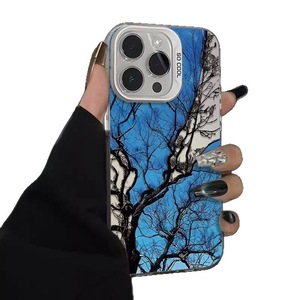 <span class=keywords><strong>Coque</strong></span> de téléphone personnalisée et dynamique avec motif <span class=keywords><strong>Ciel</strong></span> <span class=keywords><strong>Bleu</strong></span> et Arbres Séchés pour <span class=keywords><strong>Apple</strong></span> 17 Promax, conçue pour protéger le téléphone des chutes - Product Image 6