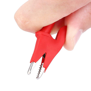 Câbles de test électriques DIY à conducteurs en cuivre gainés, pinces crocodiles double extrémité, isolation PVC, <span class=keywords><strong>220V</strong></span>, usage industriel - Product Image 3