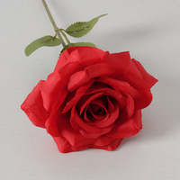 Usine en vrac en gros artificielle unique velours Roses fleur rouge blanc bleu rose noir violet personnalisé Rose fleurs décoratives