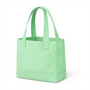 Wholesale COTTON FIELD Custom Logo Cute Small Eco Friendly Reusable Solid Color <b>Canvas</b> <b>Tote</b> Bag Shoulder Strap for Daily Use - Product Image 4