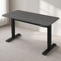 Table de bureau électrique silencieuse en bois AOR, réglable en hauteur, double usage assis-debout, pour ordinateur, couleurs personnalisables