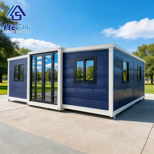 Casa Contenedor Prefabricada Expandible de 20 y 40 Pies Lista para Enviar, con 1, 2, 3, 4 o 5 Dormitorios, Jardín y Baño, Vivienda Portátil Tipo Villa - Product Image 1