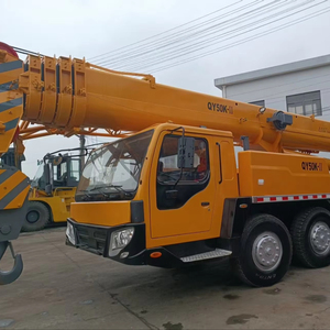 Grue d'occasion QY50K-2 50 tonnes Shanghai QY QAY XCA XCT en bon état à prix réduit - Vente chaude - Product Image 1