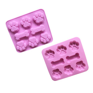 Homesun Silicone Gâteau Moule Pet Paw Bone Treat <span class=keywords><strong>Chien</strong></span> Bonbons Chocolat Moule Pan Dog-lovers Cookie Cutter - Product Image 4