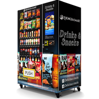 Distributeur de boissons portable en libre-service, distributeur de jus, de cola, de soda, distributeur de collations pour centre commercial