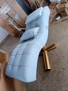 현대 전기 페이셜 스파 침대 보라색 가죽 스테인레스 스틸베이스 접이식 래쉬 곡선 뷰티 베드 미용실 - Product Image 4