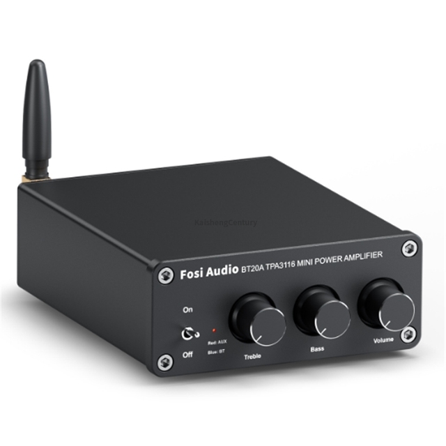 Fosi Audio BT20A Stereo 2-channel Desktop Digital Power Amplifier Board BT 5.0 Version D-Class Mini Power Amplifier