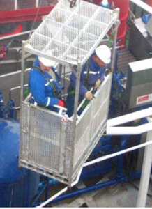 Accesorio para montacargas Vlift, jaula de grúa para 4 personas, con techo de malla, 2 uds. - Product Image 3