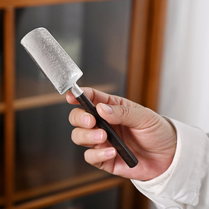 Japanese Style Pure Tin <b>Tea</b> Spoon Long Handle <b>Tea</b> Scoop For <b>Tea</b> <b>Set</b> Accessories - Product Image 1