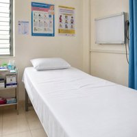 Draps de lit désinfectés en coton pur blanchi, recyclés, pour tables d'examen médical en clinique, vente en gros à prix abordable
