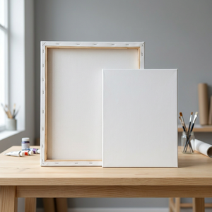LIENZOS Modèle 10319 – Ensemble Cadre Élégant 50x70 pour Impression sur Toile – Cadre Minimaliste en Bois Blanc Finition Peinte – Art Mural Fait Main – Fabriqué en Chine - Product Image 3