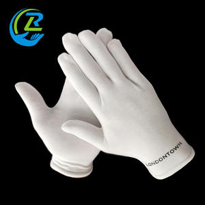 Guanti in Cotone Elasticizzato Bianco per Spa, Idratanti e Lenitivi per Eczema, Produzione Cinese - Product Image 6