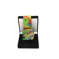 Médaille personnalisée en alliage de zinc, design sur mesure, émail 3D, trophée économique