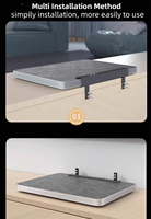 Support de projecteur motorisé intelligent HEYU pour projecteur UST, table mobile pour téléviseur laser, plateau coulissant pour projecteur UST, capacité de 30 kg pour projecteur lourd