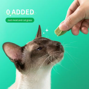 Yee Granos de hierba para gatos liofilizados Snacks para gatos Eliminación de pelo Galletas de hierba gatera Precio de fábrica Molienda de dientes 0 Agregar Snacks para gatos - Product Image 6