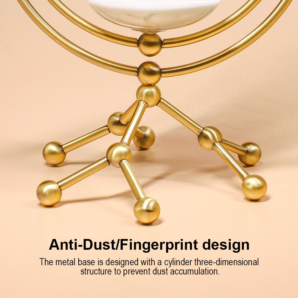 OEM Production 30 Minute Painting Metal Frame Custom Color Sand Timer Hourglass