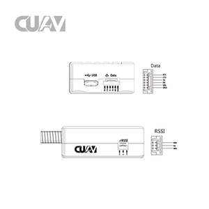 New Free Shipping CUAV Xb Pro Trans-horizon Data Transmission Telemetry Radio Link <b>Rc</b> Radio Transmitter <b>Drone</b> Receiver - Product Image 5