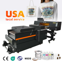 Produk baru pengering bubuk kompatibel dengan 4720 I3200 Printhead PET Film T-Shirt Printer