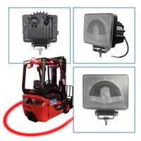 Projecteur de zone d'arc de chariot élévateur à LED 20W LED voyant d'avertissement de sécurité DC10/80V pour entrepôt chariot élévateur à fourche à pied AGV