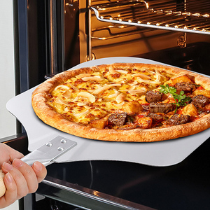 Accessori da Cucina: Pala per Pizza in Lega di Alluminio 12*14 Pollici con Manico in Legno, Utensile per Girare la Pizza - Product Image 5