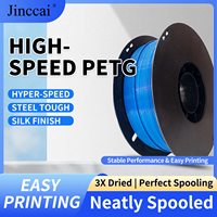 Filamento para Impresora 3D Jinccai PETG 1.75mm 1KG, Alta Resistencia a la Abrasión, Certificado CE ROHS, 220C, para Impresoras Bambu Lab, Venta al Por Mayor