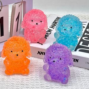 2025 Juguete de peluche pequeño con forma de perro, transfronterizo, creativo, con polvo dorado, de rebote, para descompresión, de EVA, para cachorros, de malta, para apretar, creativo - Product Image 6