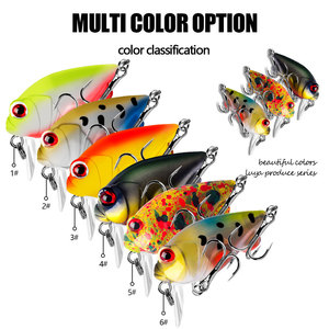 New 4cm 5g câu cá thu hút cá Crankbait wobbler thu hút nổi Crank jerkbait swimbait nhân tạo cứng mồi giả mồi cá hồi cá vược - Product Image 5