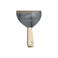 Spatule à manche en bois poli miroir, outils de quincaillerie, grattoir de construction, spatule de nettoyage, truelle, outils de pose de ruban adhésif pour cloisons sèches