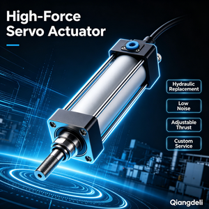 Servomoteur électrique haute performance Qiangdeli, vérin à piston en acier inoxydable, faible bruit, poussée réglable - Product Image 1