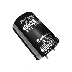 ตัวเก็บประจุแบบ Through Hole CAP ALUM รุ่น 400MXT270MEFCSN25X30 ความจุ 270 ไมโครฟารัด 20% 400 โวลต์ แบบ Snap TH - Product Image 1