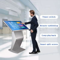 32 Zoll kunden spezifischer Bodenst änder Touchscreen Android-System Horizontale Anzeige Self-Service-Tablet-Ständer Kiosk