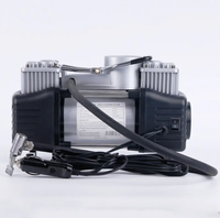 Produit phare 2026 : Compresseur d'air numérique à double cylindre 12V robuste pour moto/vélo électrique, kit d'urgence pour gonflage de pneus