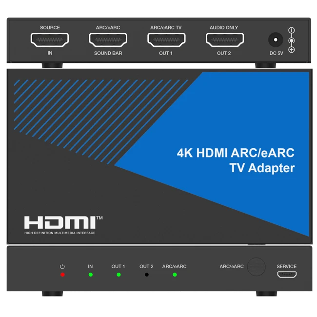 18Gbps HDMI ARCEARCオーディオアダプターアンプサウンドバー
