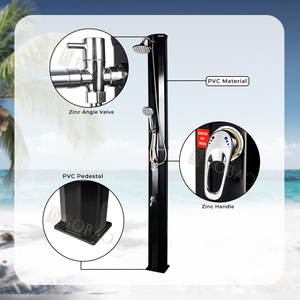 Ducha solar al aire libre, elegantes grifos <span class=keywords><strong>de</strong></span> baño y ducha para días soleados - Product Image 4