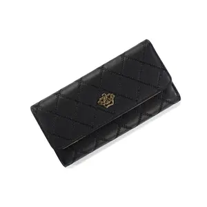 Long women wallets cute multifunctional clutch female card holder luxury PU leather womens purseS