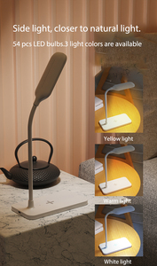 Giá rẻ đơn giản cạnh giường ngủ Đèn bàn LED 5W 10W không dây sạc cảm ứng đèn bàn cho phòng ngủ 3 màu ánh sáng ban đêm uốn cong - Product Image 4