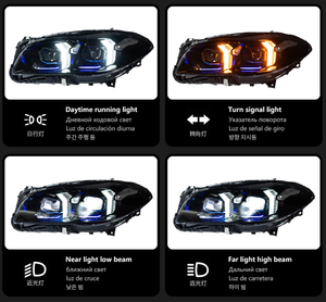 Faros LED de Alta Calidad, Nuevos, 12V 6000K 36W, Plug & Play para Serie 5 F10 F18 2010-2017 - Product Image 2