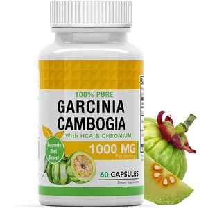 Garcinia Cambogia kilo kaybı kapsül kamboçya yeşil ağacı özü toz hapları yağ yakıcı düz karın Garcinia Cambogia kapsül