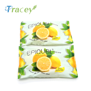 Jabón de tocador de marca privada con aroma a limón y manzana, colorido, a base de hierbas, 150 g, blanqueador, hidratante, para todo tipo de piel - Product Image 1